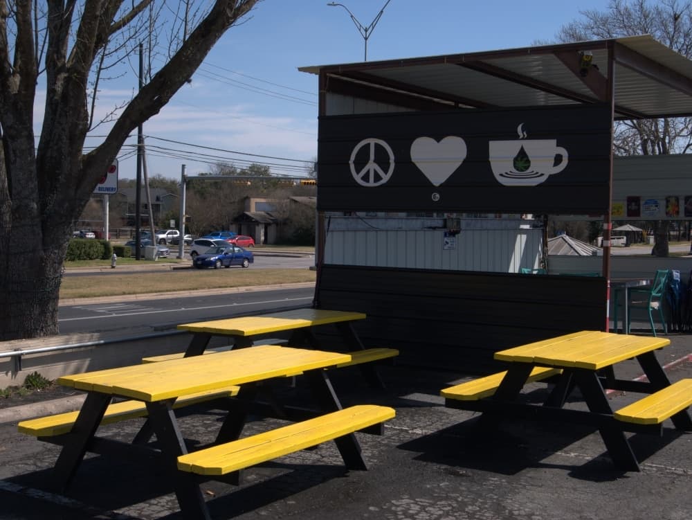 The Radix House motto is “peace, love and coffee.”  (Glorie Martinez/Community Impact Newspaper)