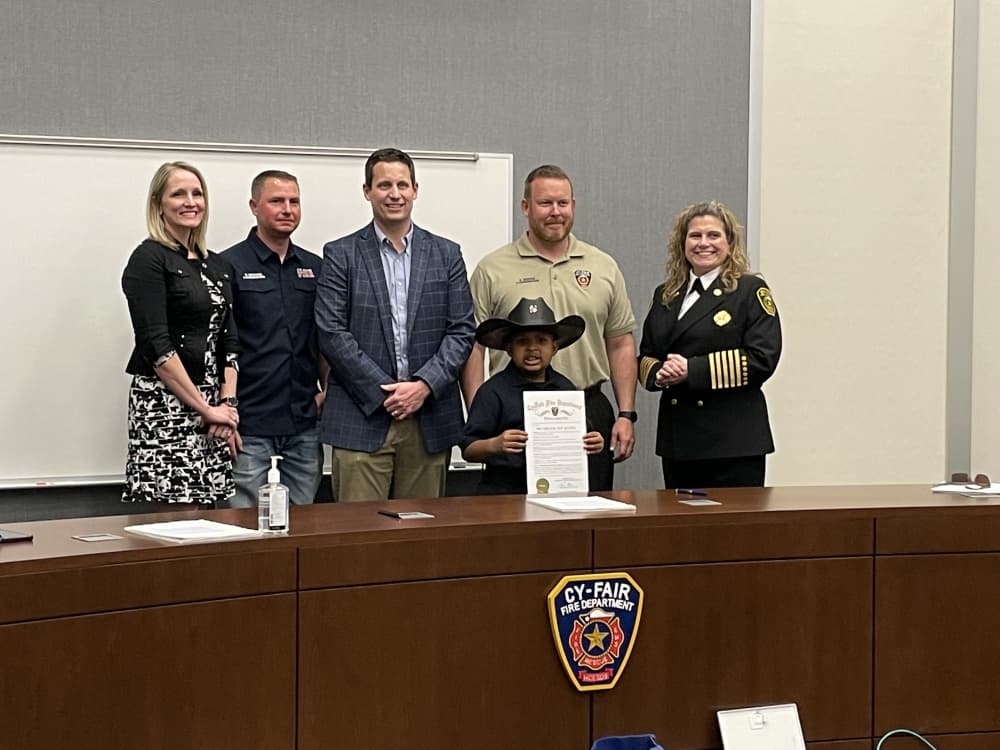 Cy-Fair entities honor 10-year-old cancer patient