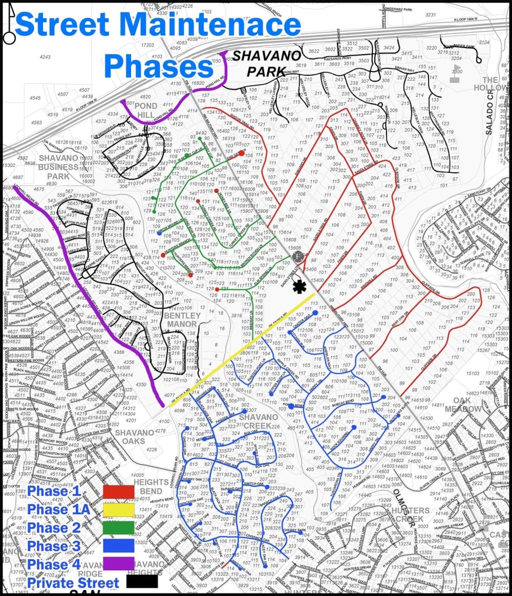 Shavano Park city leaders hosted a March 23 public meeting about the town's proposed $10 million road improvement bond issue. Voters will consider the proposal in the May 7 election. (Edmond Ortiz/Community Impact Newspaper)