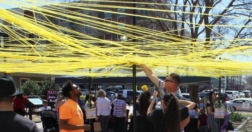 Yellow Rose Community Art Project.