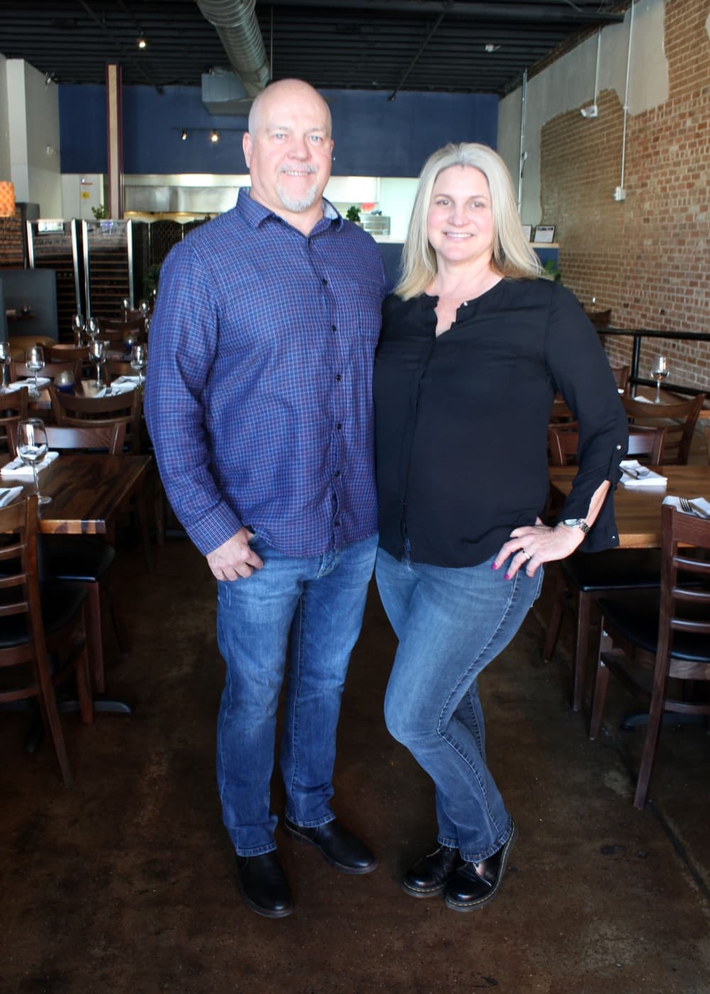 Owners David and Jaylene Hall said they have enjoyed meeting many locals. (Karen Chaney/Community Impact Newspaper)