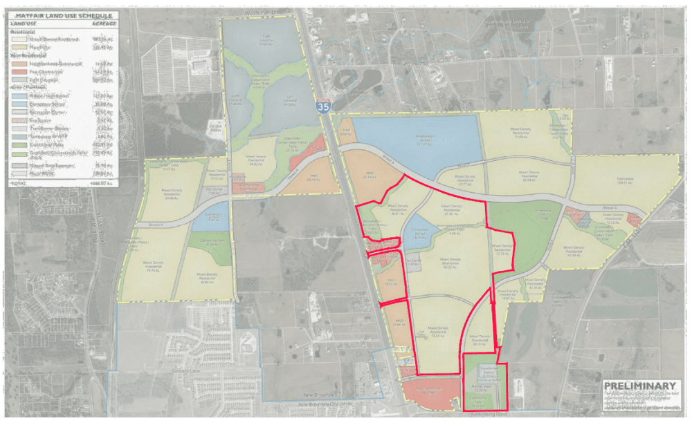 First sector plan approved for Mayfair development in New Braunfels