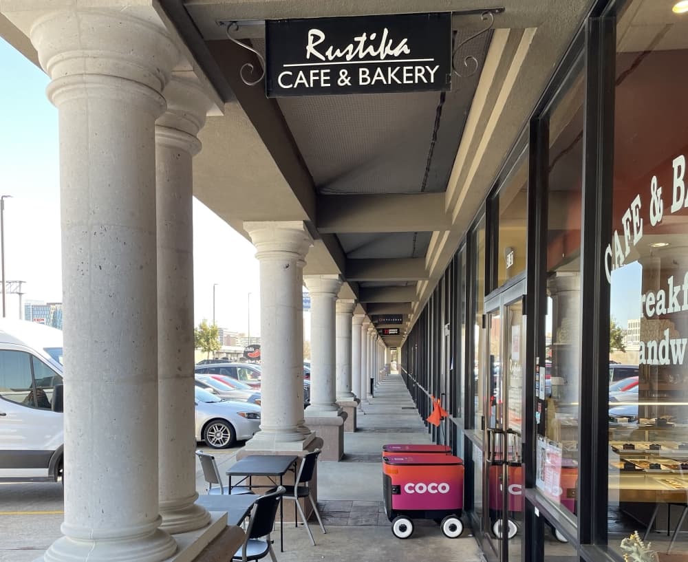 Rustika Cafe & Bakery to begin offering robot delivery service to West University area homes
