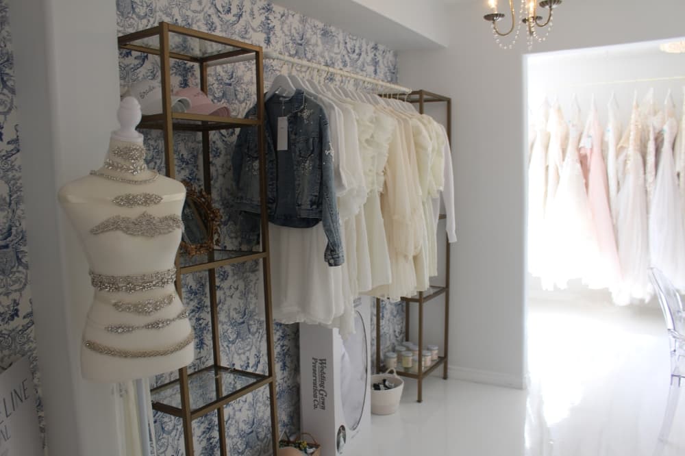 Evangeline Bridal is the only bridal shop in the city of Tomball. (Kayli Thompson/Community Impact Newspaper)