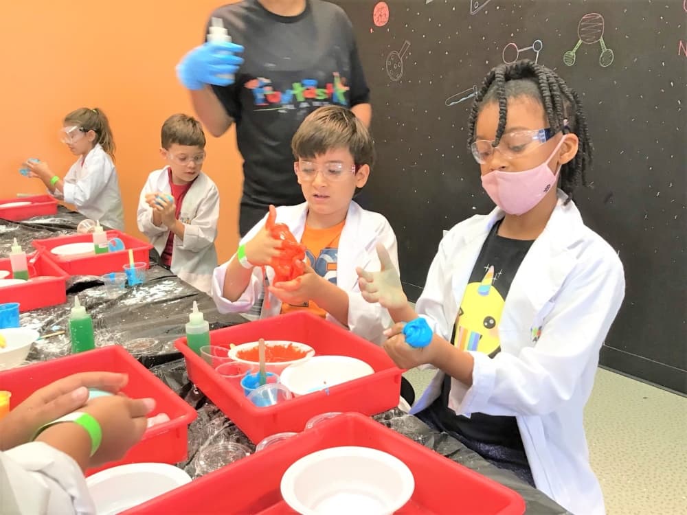 One camp Funtastik Labs is offering gets deep into arts and sciences in the creation of slime. (Courtesy Funtastik Labs)