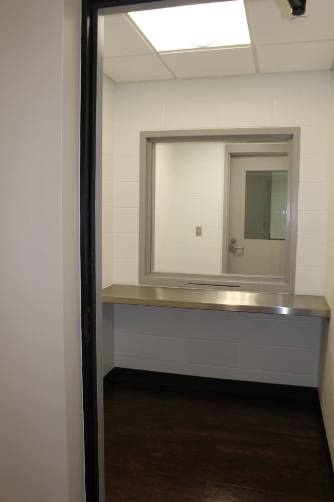 The new Montgomery County Sheriff's Office facility provides a satellite jail and more space. (Photos by Kayli Thompson/Community Impact Newspaper)