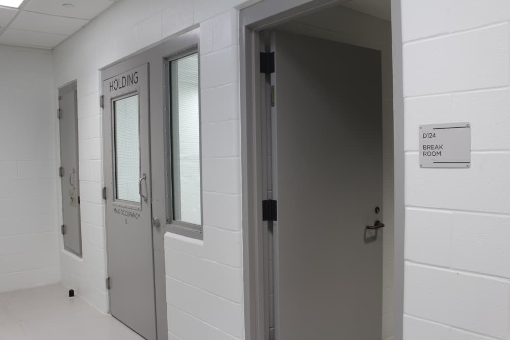 The new Montgomery County Sheriff's Office facility provides a satellite jail and more space. (Photos by Kayli Thompson/Community Impact Newspaper)