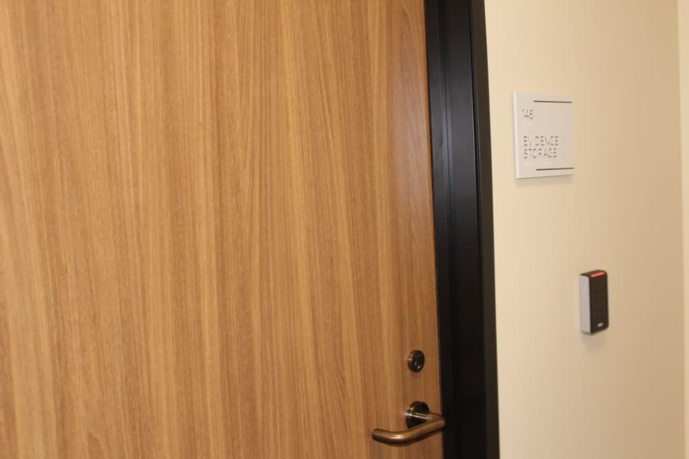 The new Montgomery County Sheriff's Office facility provides a satellite jail and more space. (Photos by Kayli Thompson/Community Impact Newspaper)