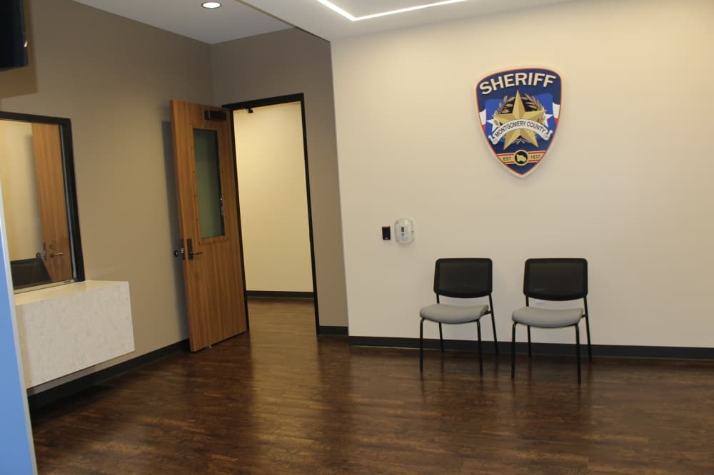 The new Montgomery County Sheriff's Office facility provides a satellite jail and more space. (Photos by Kayli Thompson/Community Impact Newspaper)