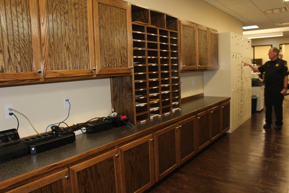 The new Montgomery County Sheriff's Office facility provides a satellite jail and more space. (Photos by Kayli Thompson/Community Impact Newspaper)