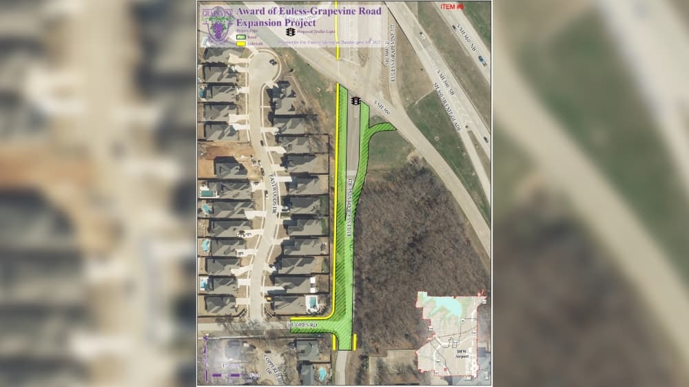 Euless-Grapevine Road to add lanes, traffic signal at SH 360 intersection