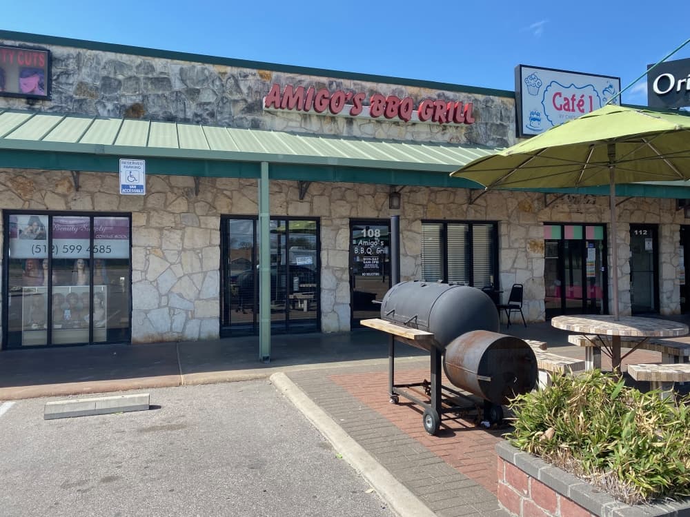 Iris and Paul Liu opened Amigo's BBQ Grill in 2003. (Brooke Sjoberg/Community Impact Newspaper)