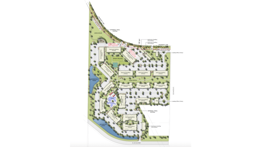 Officials approve planned unit development zoning for 31-acre Hutto Landing multifamily development