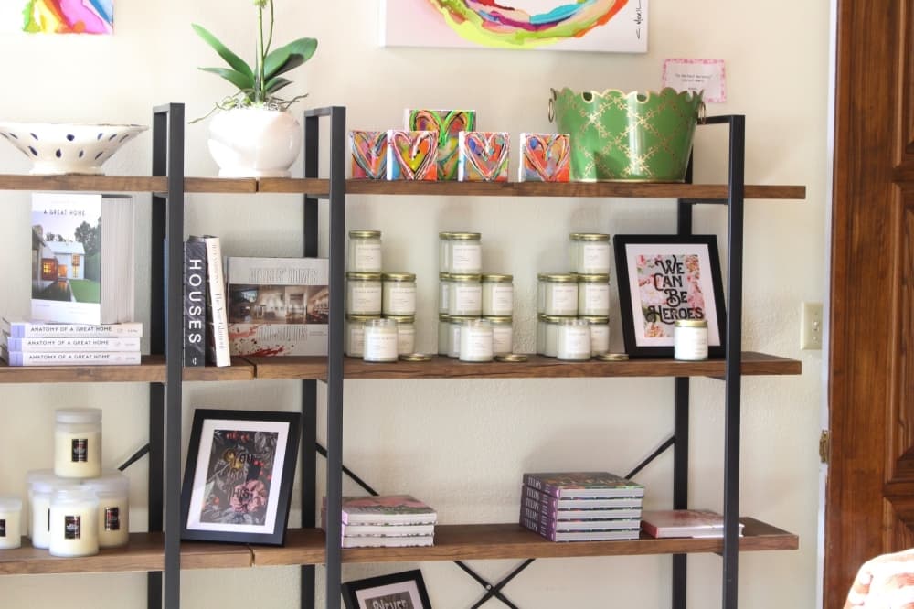
The T Shop offers a variety of unique gifts and items. Inventory is seasonal so that new products entice customers to return often. (Jackson King/Community Impact Newspaper)
