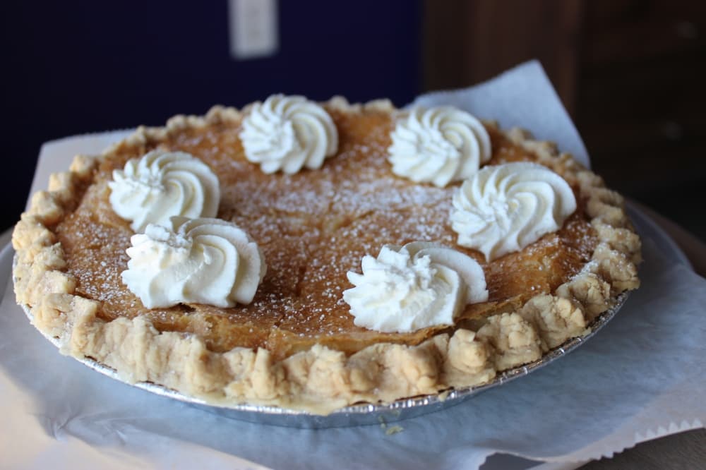 Pies are a staple at The Flour Shop Bakery including its buttermilk pie. (pies are $20-$35)