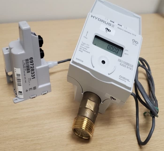 The new ConnectH20 water meter being implemented by San Antonio Water System will allow the water utility to remotely "read" a customer's water use every hour instead of each month. (Courtesy San Antonio Water System)