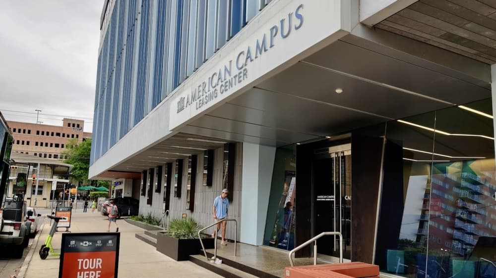 American Campus Communities Inc. owns several housing complexes in the West Campus area. (Ben Thompson/Community Impact Newspaper)