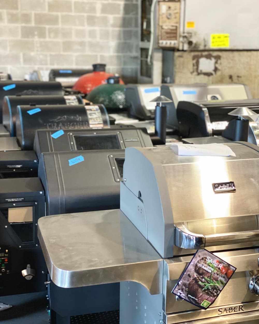 Texas Star Grill Shop sells different types of grills, from gas and charcoal to wood pellet. (courtesy Texas Star Grill Shop)