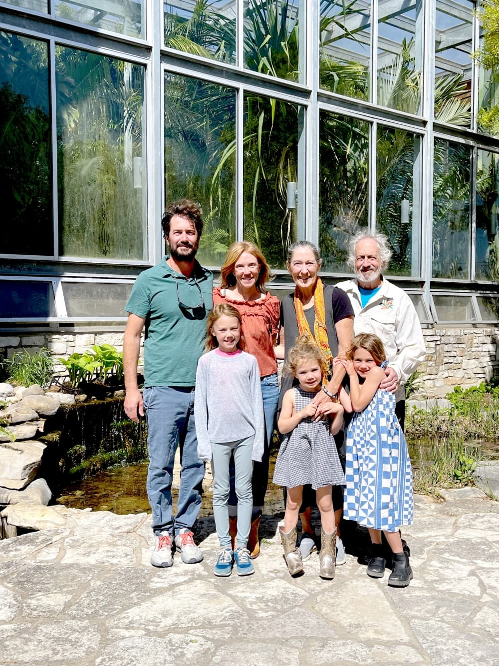 From left: Dave, Harper, Don and Ann Connell own The Greenhouse at Driftwood. (Courtesy the Connell family)