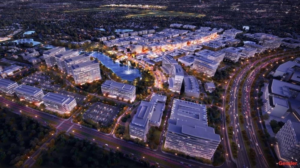 Fields West will be north of Panther Creek Parkway and west of Dallas North Tollway within Fields. (Rendering courtesy Hunt Realty Investments Inc.)