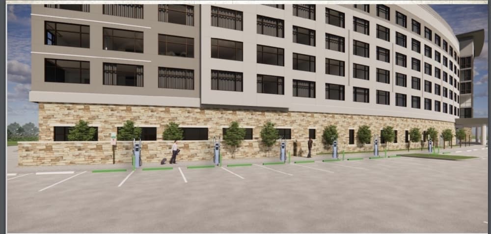 Six new electric car dual-charging ports to come to Southlake hotel