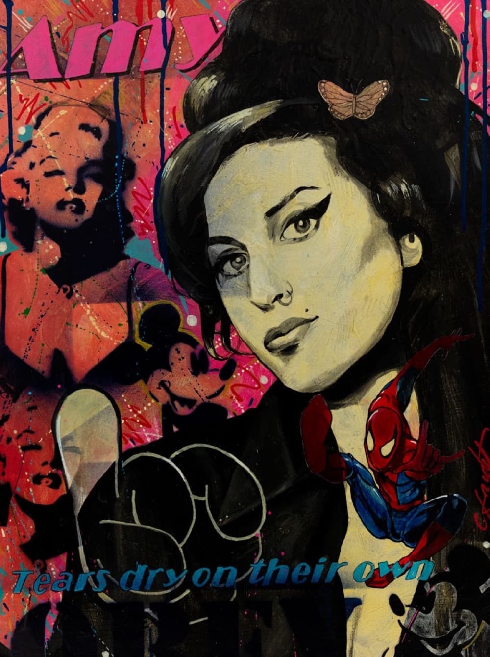 Craig Knight's "Amy Winehouse - Tears Dry on Their Own"