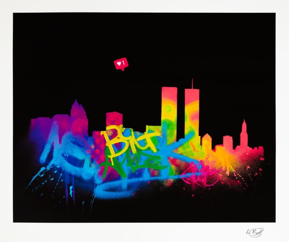Lucas Roy's "Love NY" (Courtesy Ao5 Gallery/Community Impact Newspaper)