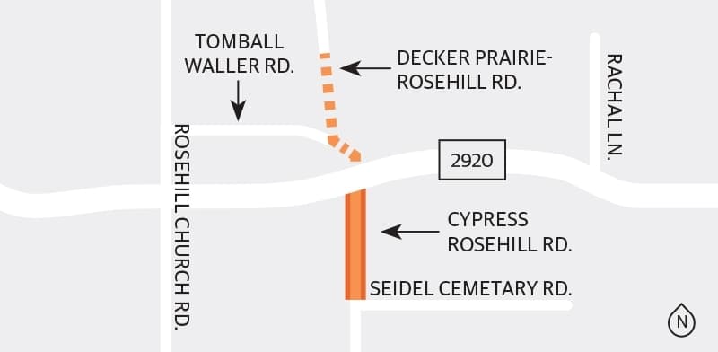 Cypress Rosehill Road extension to wrap up in second quarter of 2022