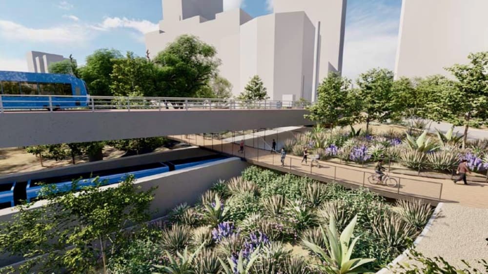 Project Connect seeking feedback on whether to add $60M bus option to Blue Line bridge design