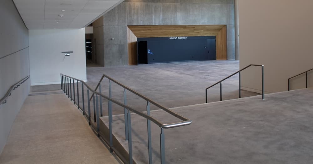 Robbie & Lynore Robinson Fine Arts Center interior.