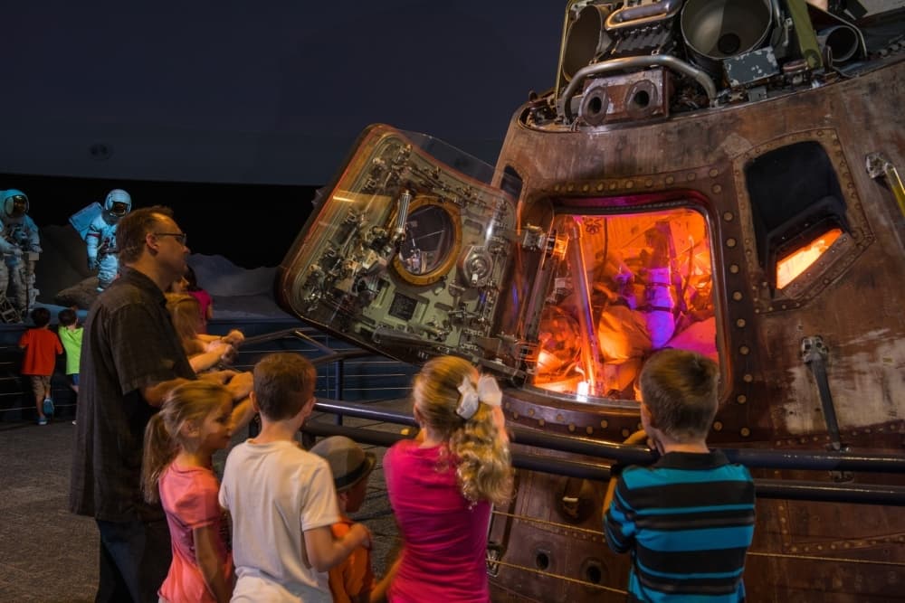 Space Center Houston is one of the biggest attractions in Houston, seeing more than 1 million visitors annually. (Courtesy Space Center Houston)