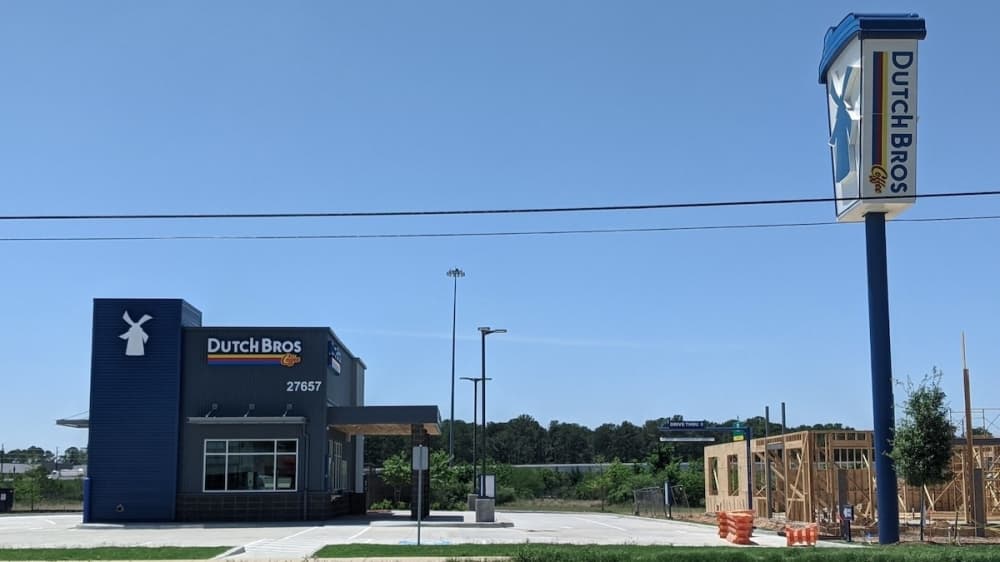 Dutch Bros Coffee nearing opening in Tomball