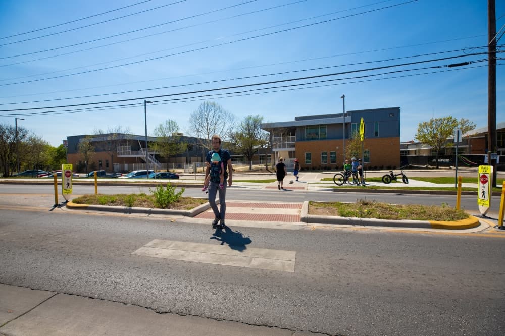 The city completed $2 million in transportation projects in the Tarrytown area. (Courtesy Austin Public Works)