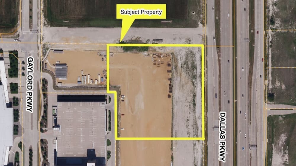 Teachers Insurance and Annuity Association will fully occupy a new, 15-story office tower north of Cowboys Way and west of Dallas North Tollway. (Map courtesy city of Frisco)