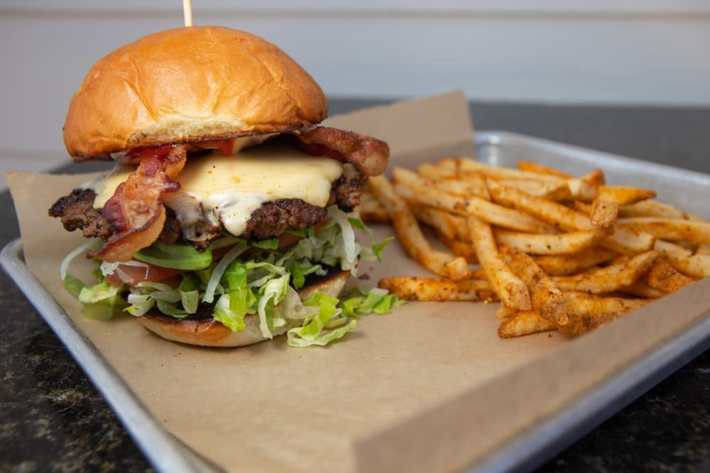 B.Y.O Burger, $10 and up. (Courtesy Finley's Kitchen Bar)