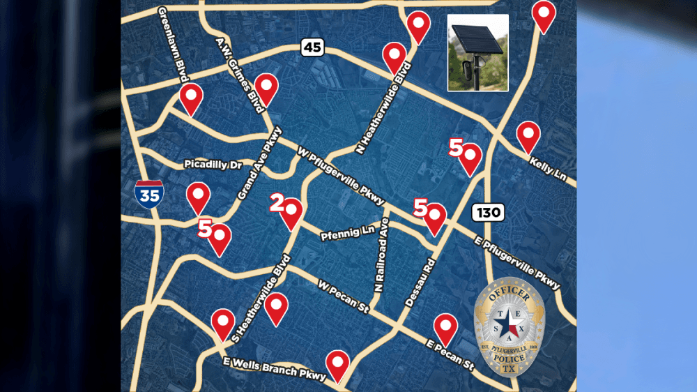 Pflugerville Police Department to install license plate-reading cameras throughout city