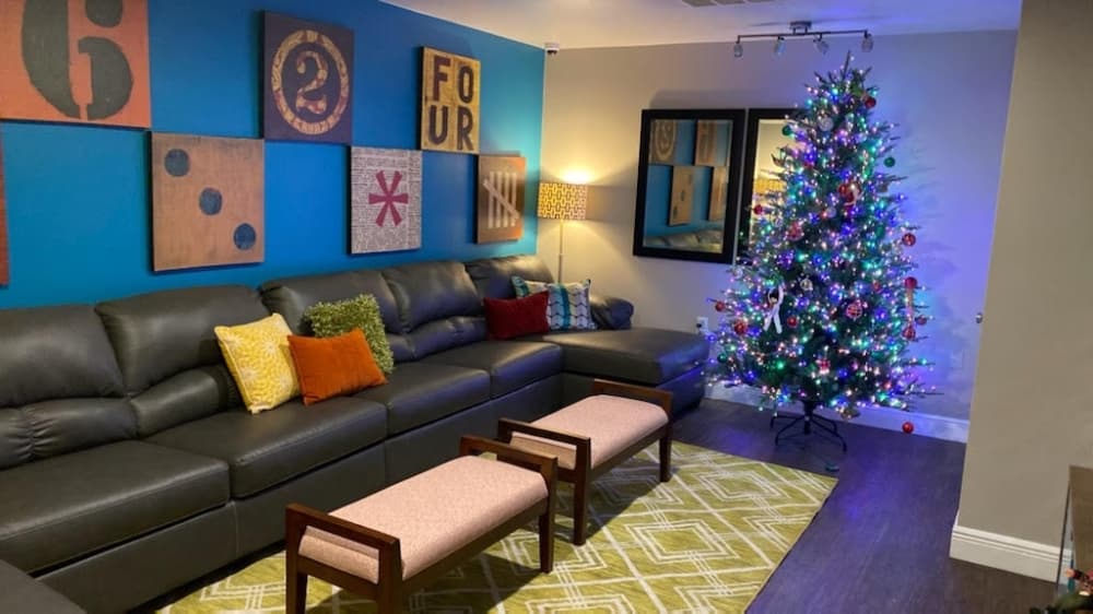 The Table of Grace shelter in Round Rock features a hangout room, among other amenities. (Courtesy Stacy Johnson)