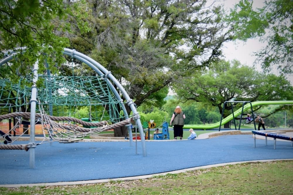 Flag Pole Hill Park all-abilities playground.