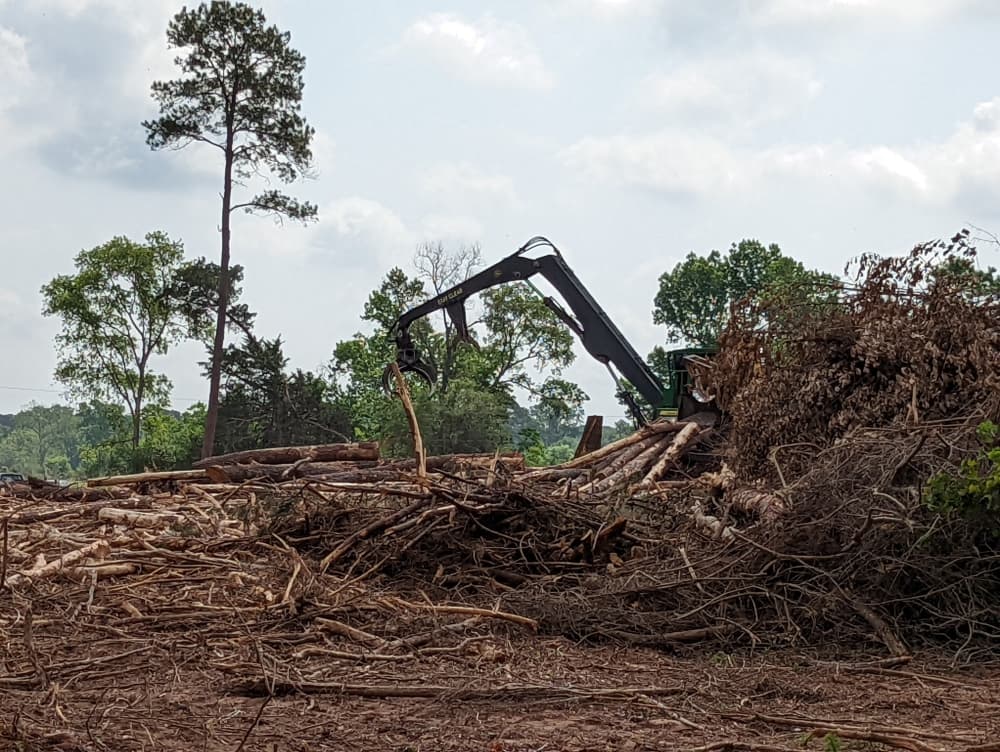 Hockley residents raise environmental concerns as developers begin land clearing for treatment plant near FM 2920
