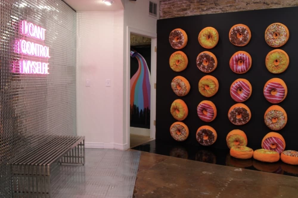 At the Texas Selfie Museum, customers may take photos with colorful and creative backdrops in downtown Austin. (Sumaiya Malik/Community Impact Newspaper)