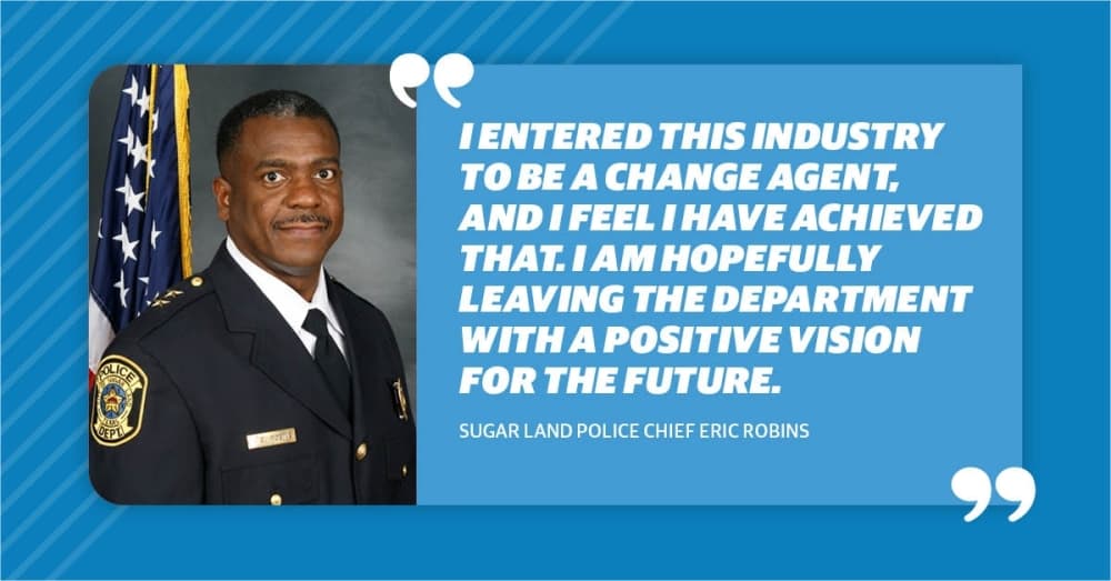 After 33 years of public service, Sugar Land police chief announces retirement