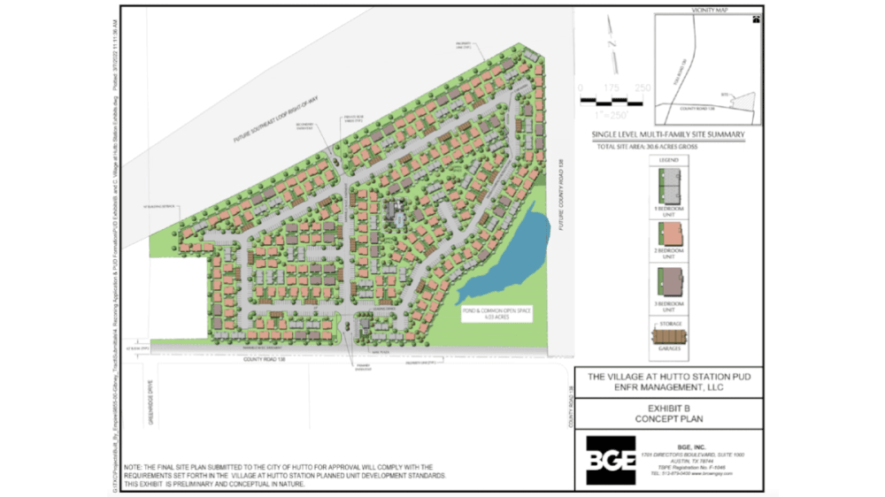 Hutto rezones 30.6 acres on CR 138 to multifamily