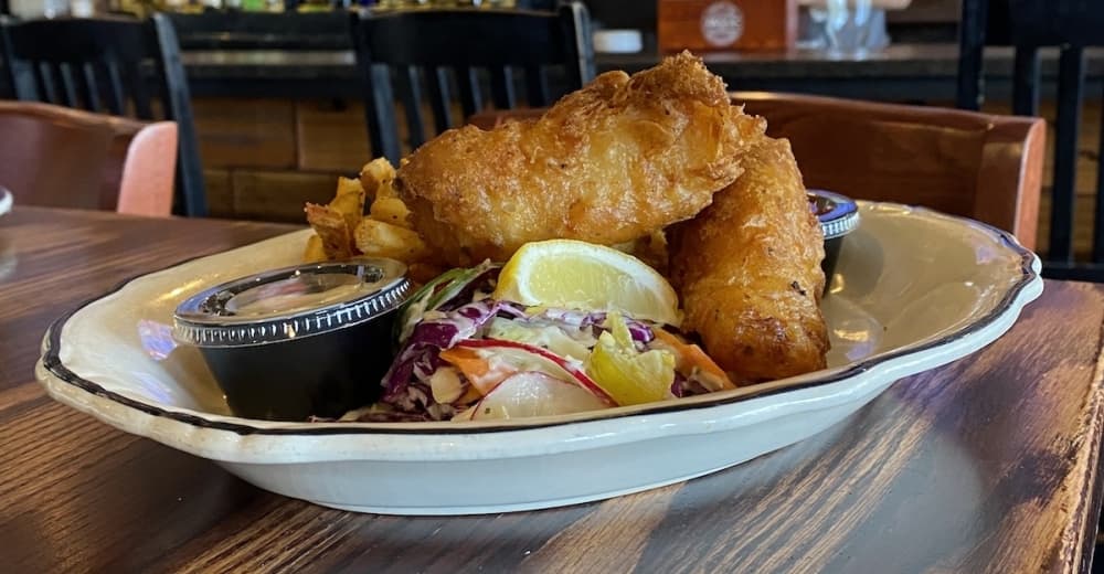 Fish and chips.