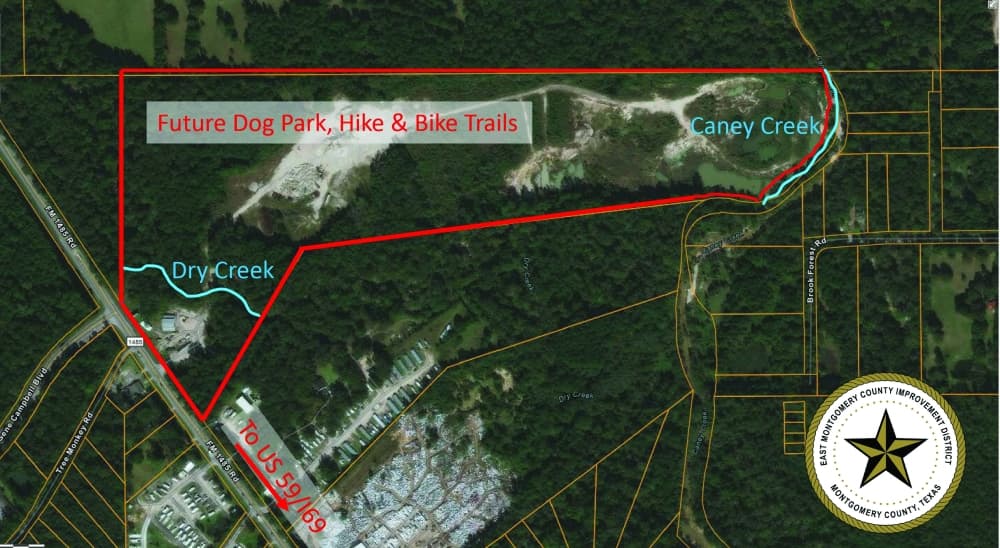 East Montgomery County Improvement District hopes to bring dog park, nature trails to New Caney