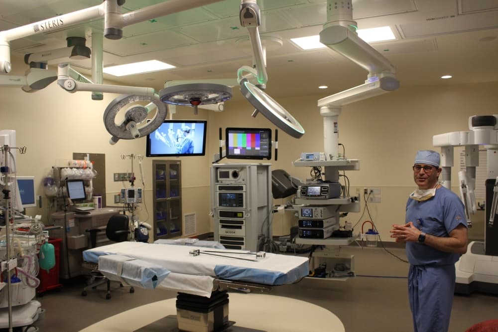 Dr. Steven Sukin discussed some of the robotics used during urology operations and highlights the da Vinci Xi surgical systems.