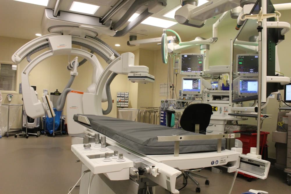 The Healing Tower has technology available in new operating rooms which reduce the need to relocate patients. (Andrew Christman/Community Impact Newspaper)