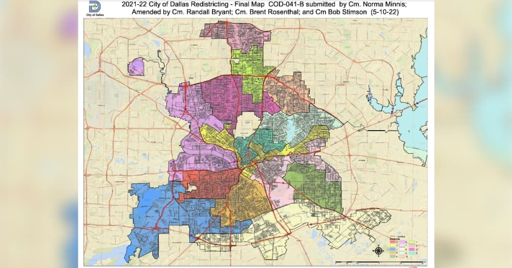 Dallas Redistricting Commission sends new City Council map to mayor for review
