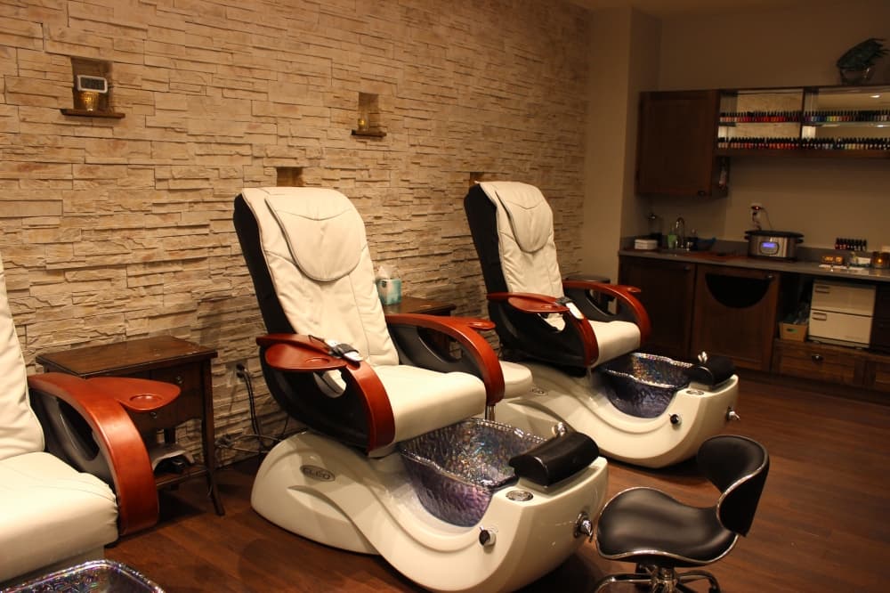 The Woodhouse Day Spa offers manicures and pedicures. (Samantha Douty/ Community Impact Newspaper)