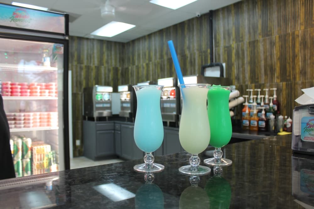 The menu features multiple different combinations of flavors, as well as a secret menu. (Sierra Rozen/Community Impact Newspaper)