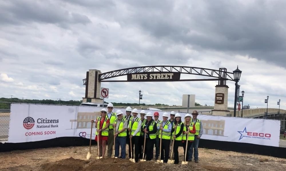 Citizens National Bank breaks ground on new Round Rock branch